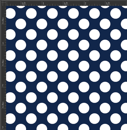 Printed Gloss Adhesive Vinyl - POLKA DOTS