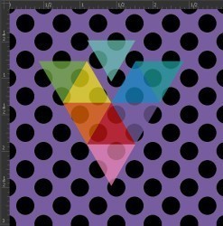 Printed Matte Adhesive Vinyl - POLKA DOTS