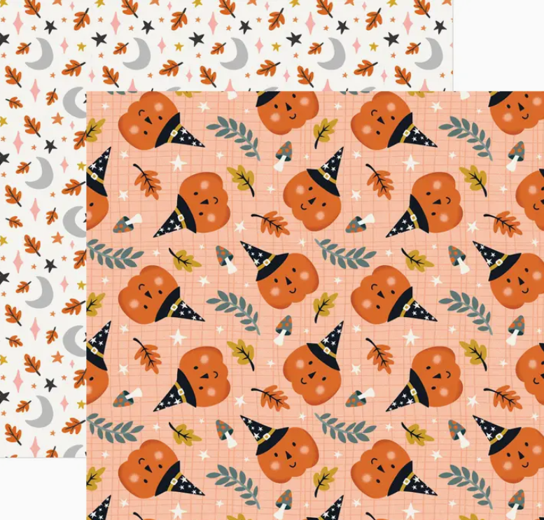 Pumpkins Scrapbook Paper
