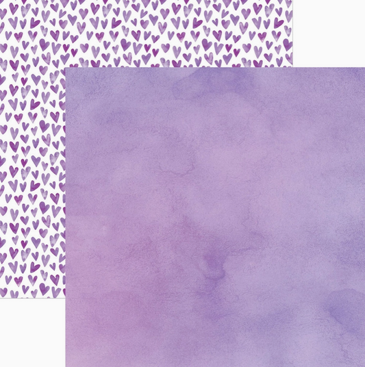 Purple Scrapbook Paper