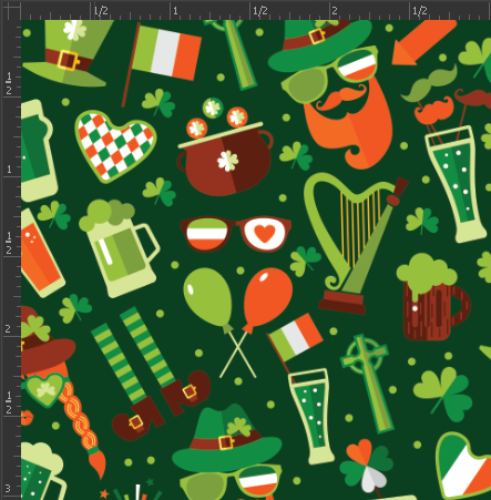 Printed Gloss Adhesive Vinyl - HOLIDAY