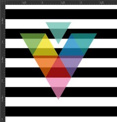 Printed Matte Adhesive Vinyl - STRIPES