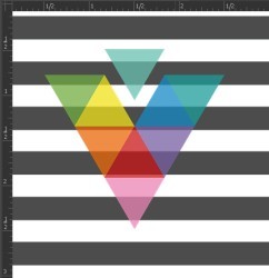 Printed Matte Adhesive Vinyl - STRIPES