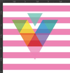 Printed Matte Adhesive Vinyl - STRIPES