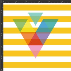 Printed Matte Adhesive Vinyl - STRIPES