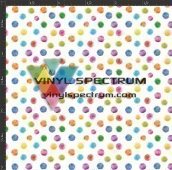 Printed Matte Adhesive Vinyl  - WATERCOLOR