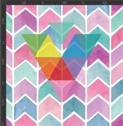 Printed Matte Adhesive Vinyl  - WATERCOLOR