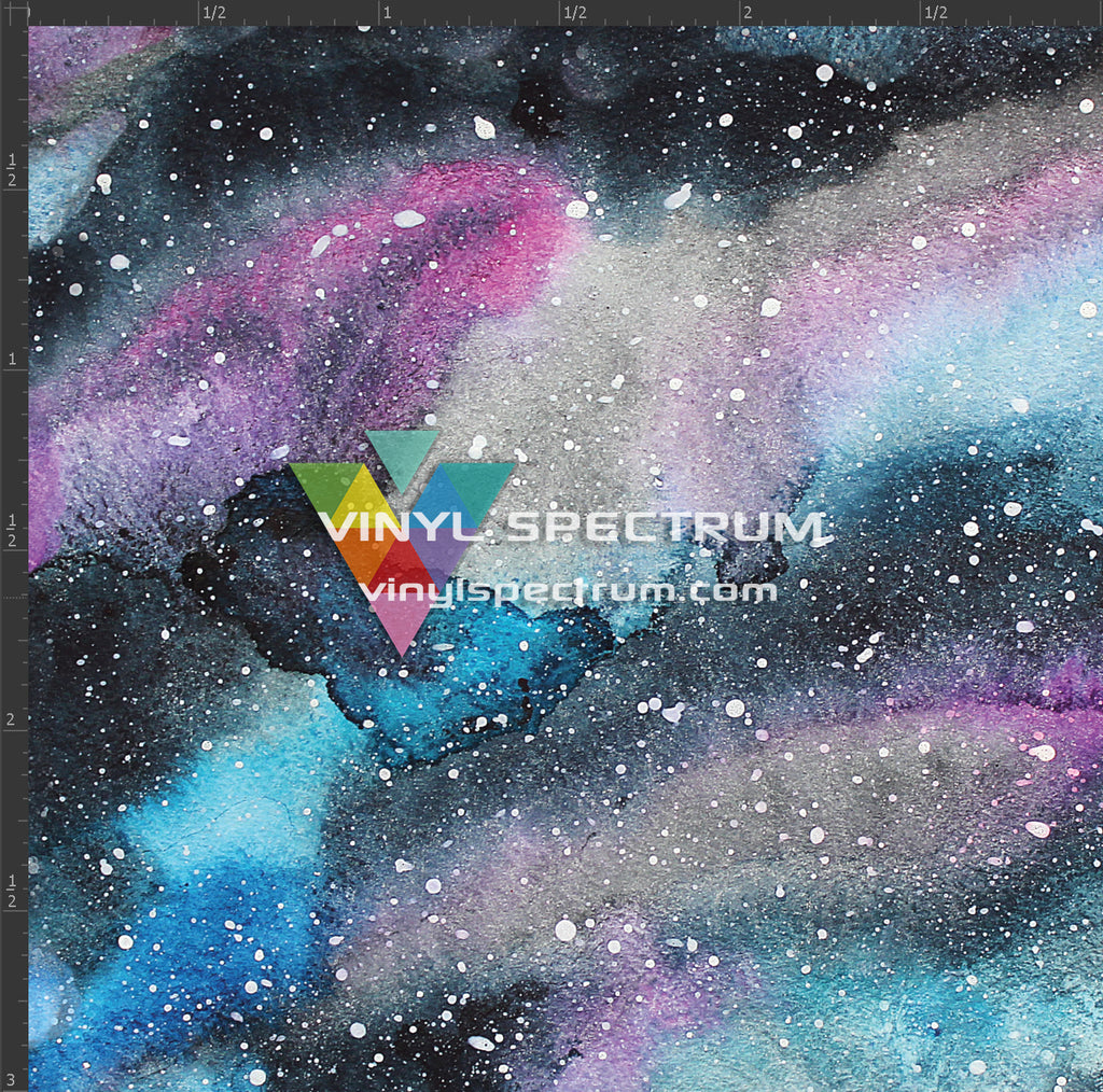 Printed Matte Adhesive Vinyl  - WATERCOLOR