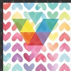 Printed Matte Adhesive Vinyl  - WATERCOLOR