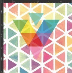 Printed Matte Adhesive Vinyl  - WATERCOLOR