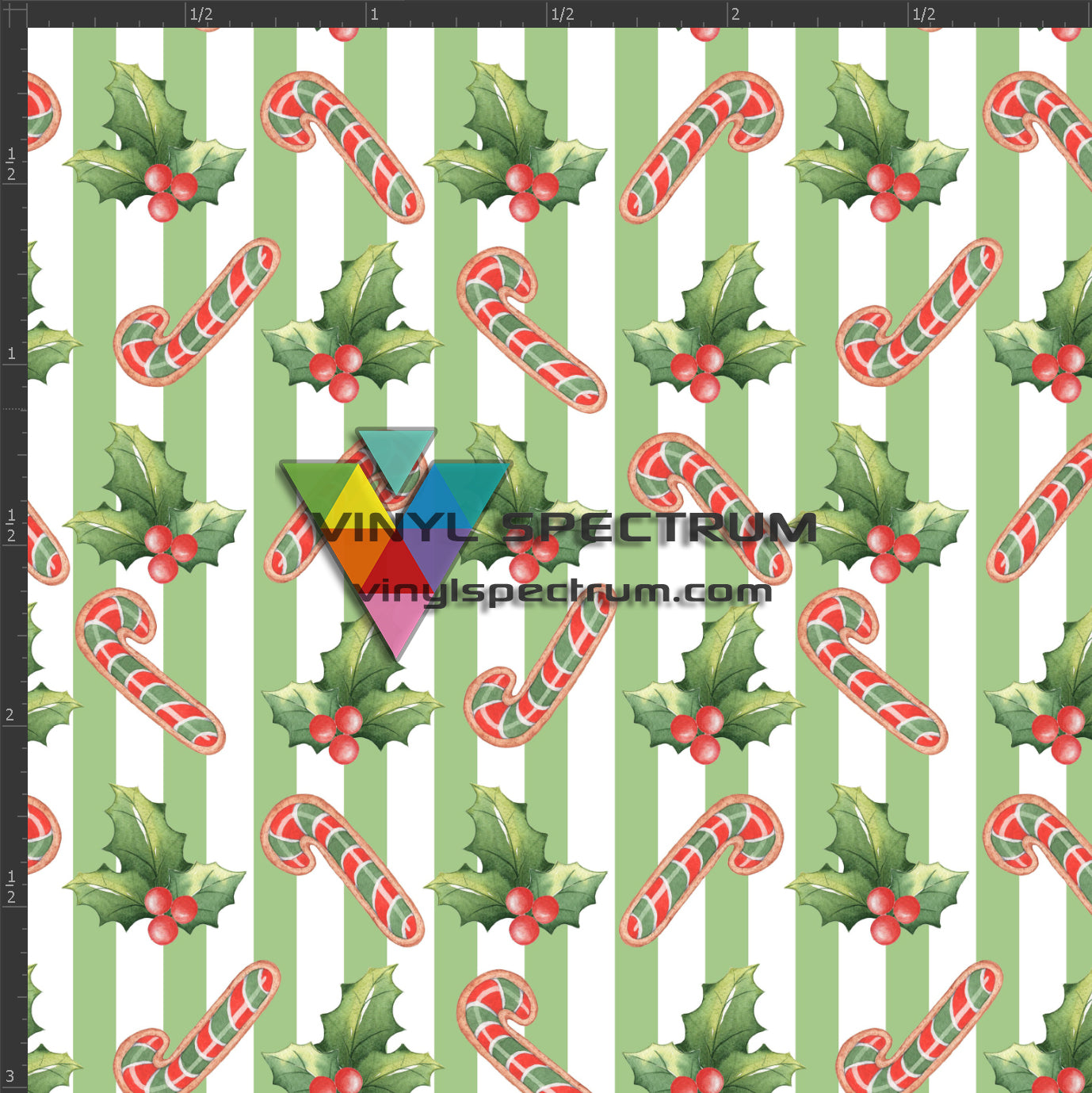 Printed Matte Adhesive Vinyl - HOLIDAY