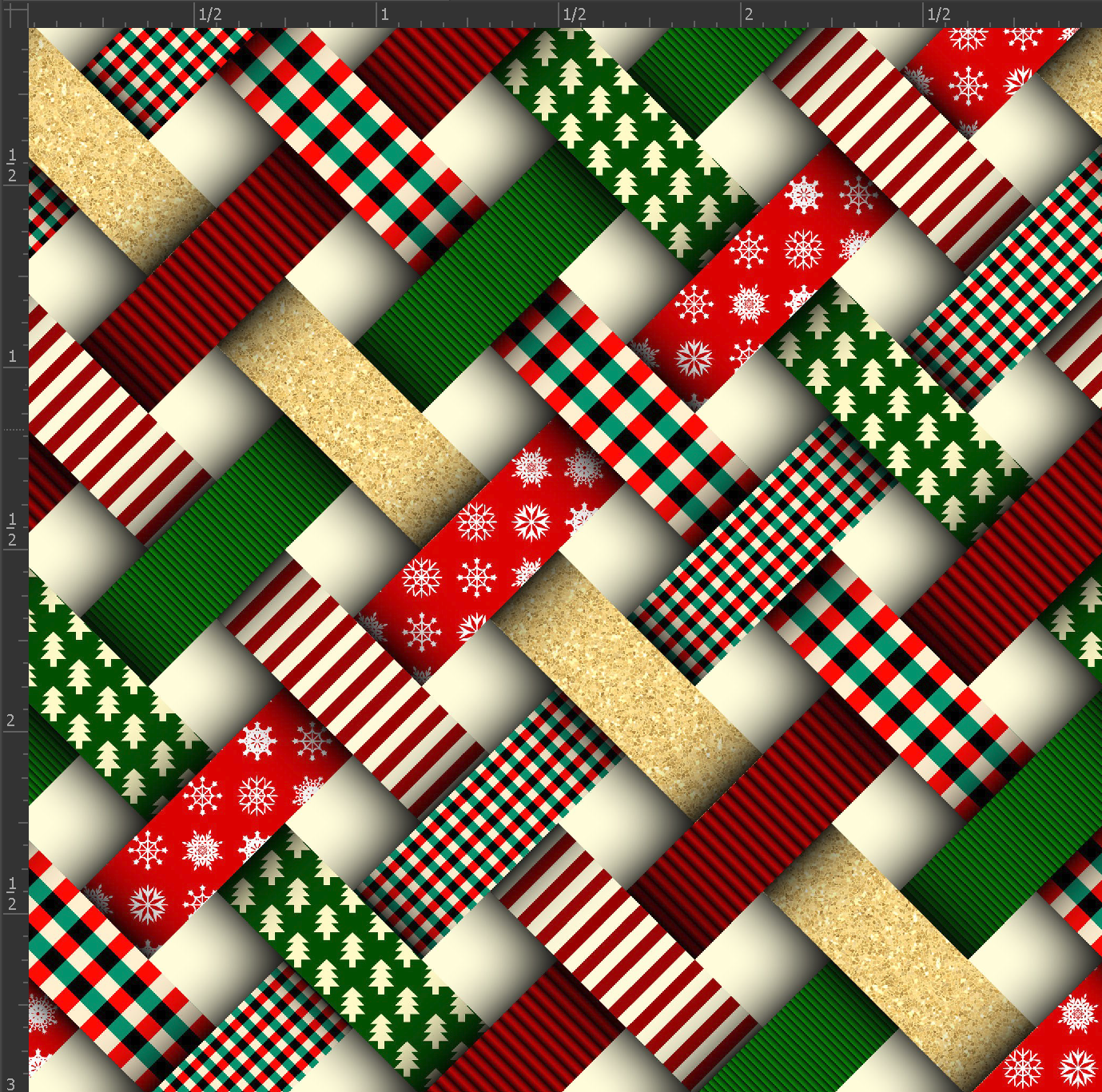 Printed Gloss Adhesive Vinyl - HOLIDAY