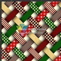 Printed Matte Adhesive Vinyl - HOLIDAY