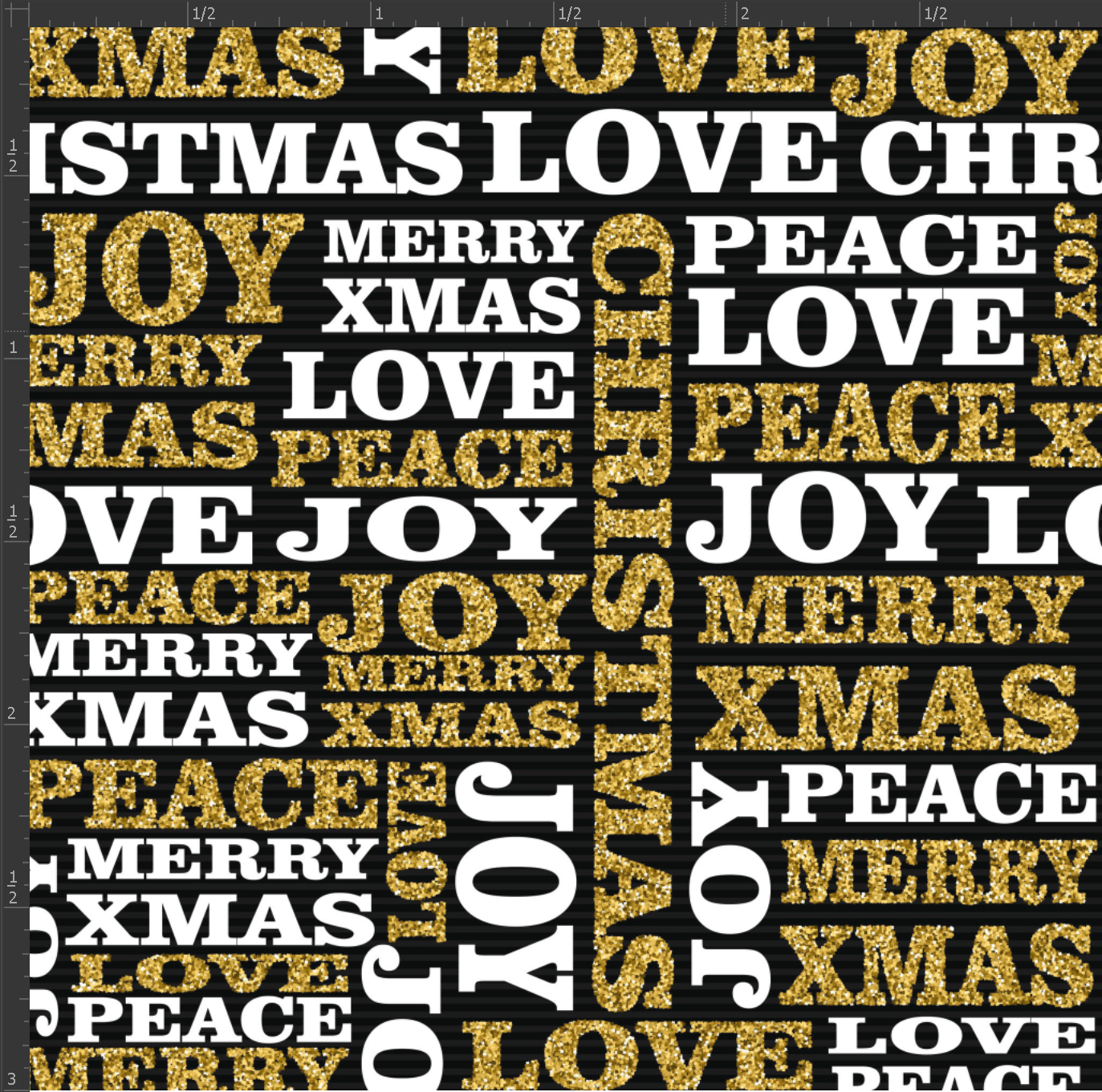 Printed Gloss Adhesive Vinyl - HOLIDAY