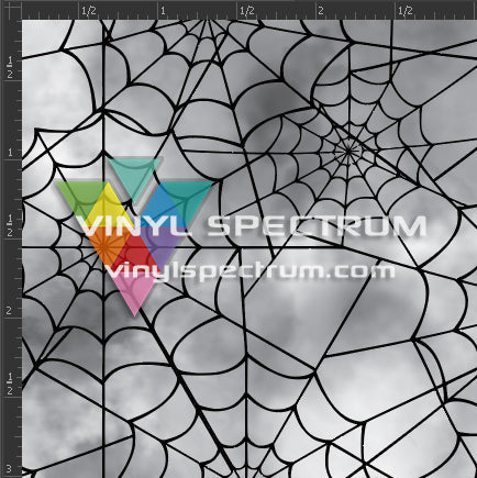 Siser HTV Printed Sheet - Black Webs