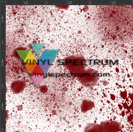 Oracal Adhesive Printed Gloss Sheet - Blood Splatters