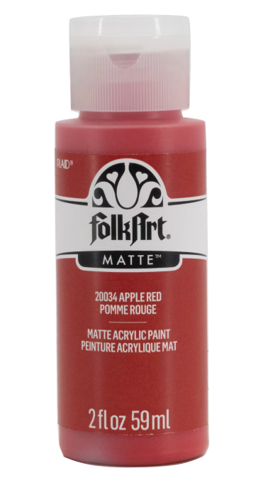 Acrylic Matte Paint - 2548 Apple Red