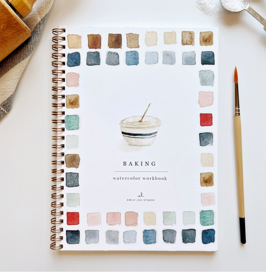 Emily Lex Baking Watercolor Workbook