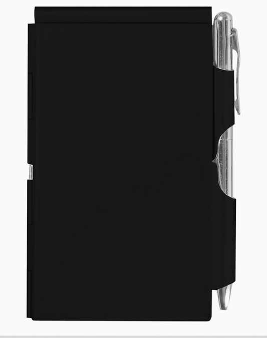 Pocket Notepad and Pen - Black