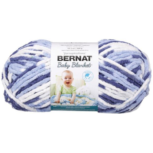 Bernat Baby Blanket Big Ball Yarn - Blue Dream