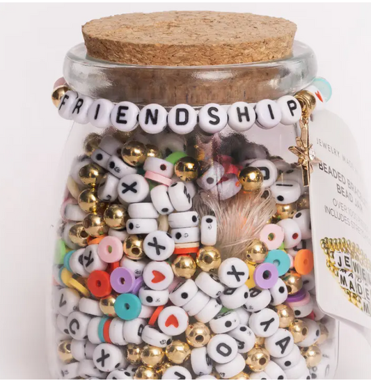 Beaded Bracelet Jar