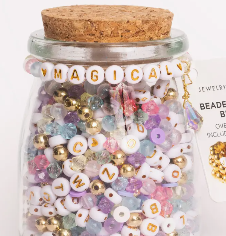 Beaded Bracelet Jar