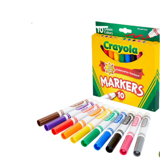 Crayola Broad Line Markers - 10 ct.