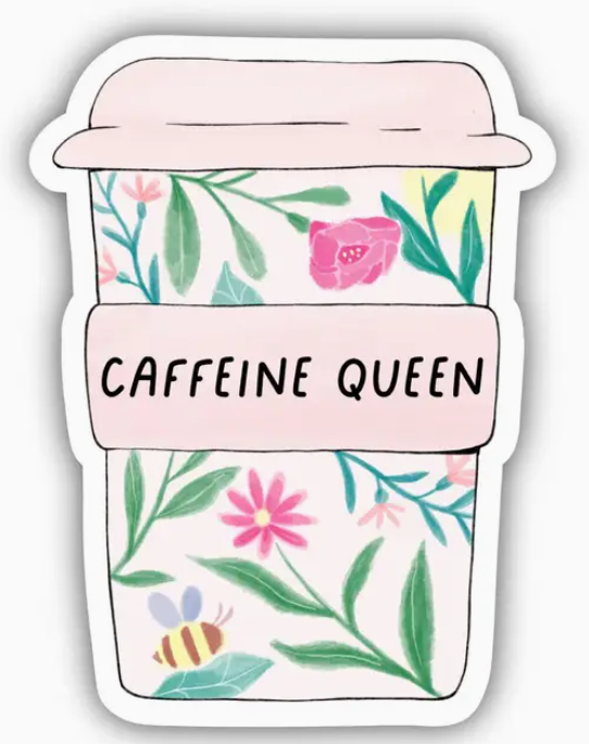 Caffiene Queen Decal
