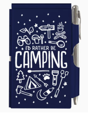 Pocket Notepad and Pen - Camping
