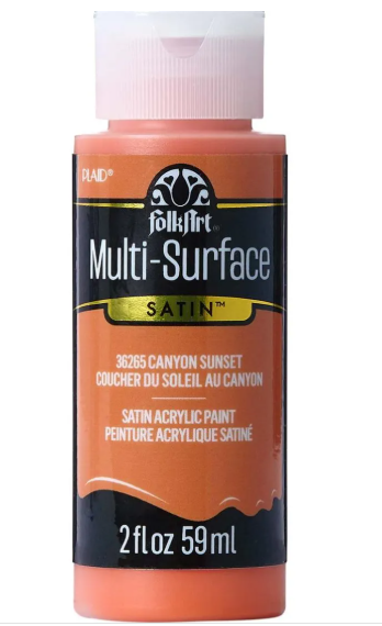 Acrylic Multi-Surface Satin Paint - 36265 Canyon Sunset