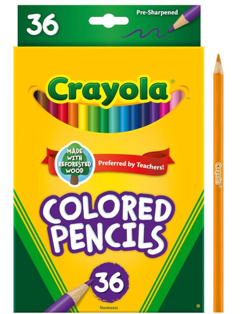 36 Pack Crayola Colored Pencils