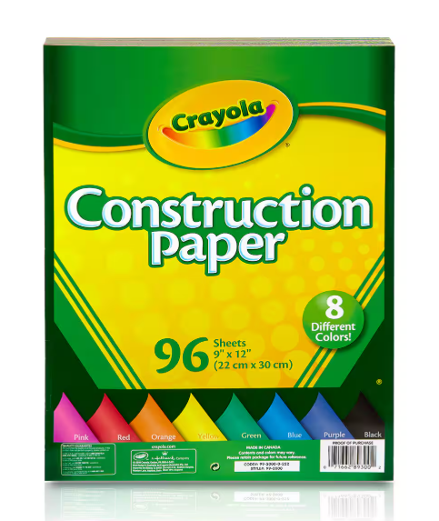 Crayola Construction Paper