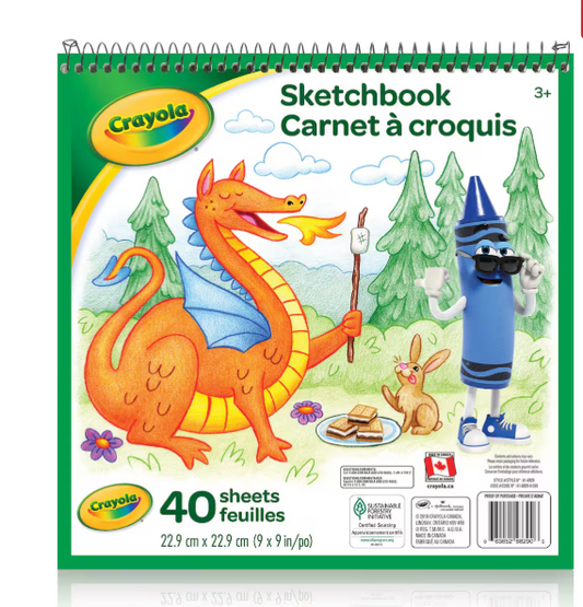 Crayola Heavyweight Drawing Paper Sketchbook