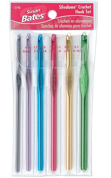 Susan Bates Crochet Hooks - 6 pc