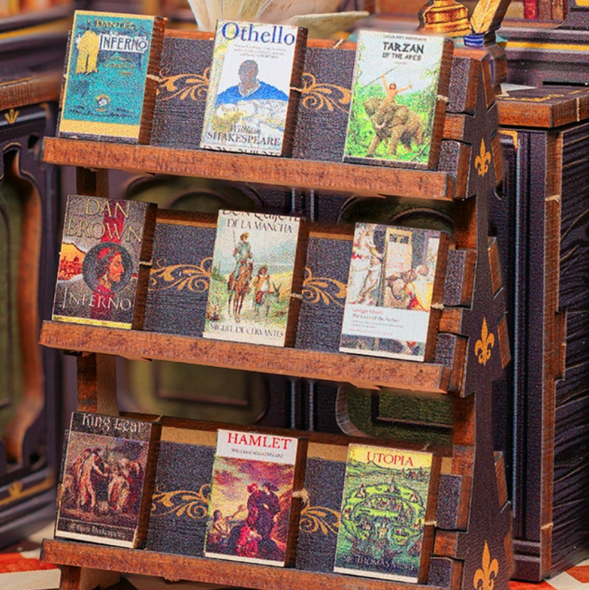 DIY Book Nook Kit: Owl Bookstore