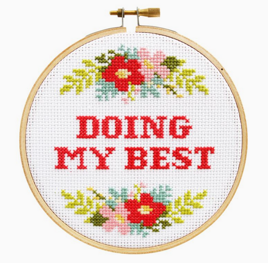 Doing My Best Cross Stitch