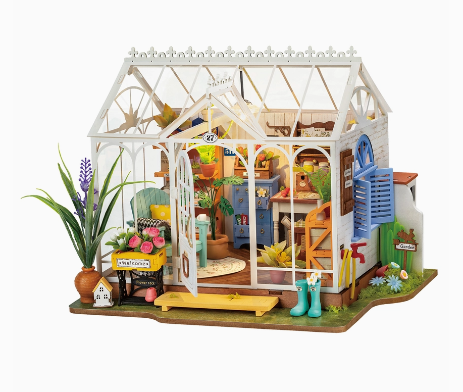 DIY Miniature House Kit: Dreamy Garden House