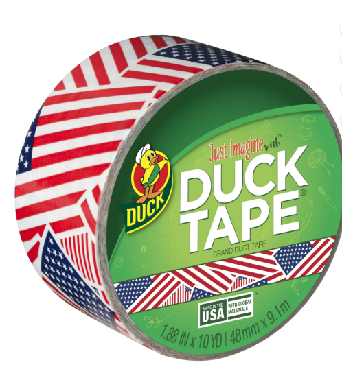 U.S. Flag Printed Duct Tape