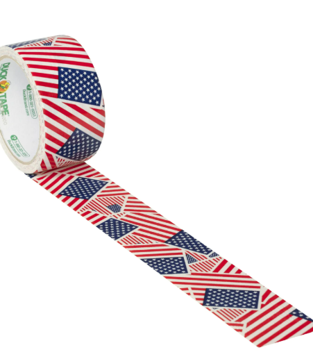 U.S. Flag Printed Duct Tape