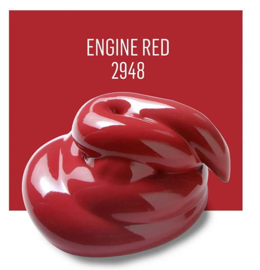 Acrylic Multi-Surface Satin Paint - 2948 Engine Red