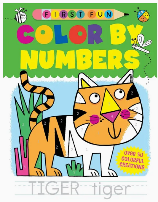 First Fun Color by Numbers Activity Book