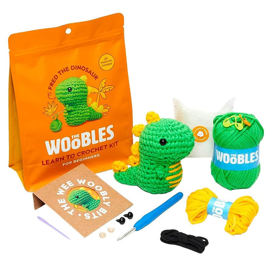 Fred the Dinosaur Beginner Crochet Kit