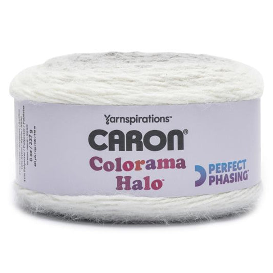 Caron Colorama Halo Yarn - Graphite Frost