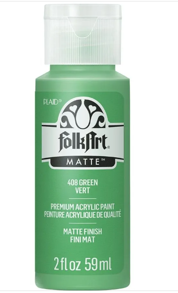Acrylic Matte Paint - 408 Green