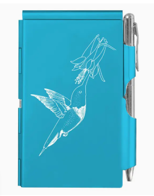 Pocket Notepad and Pen -Hummingbird