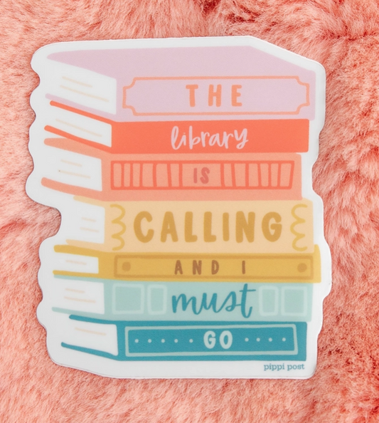 The Library is Calling Decal
