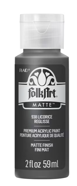 Acrylic Matte Paint - 938 Licorice