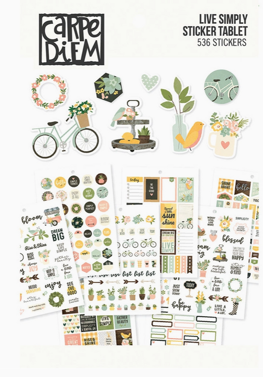 Live Simply Stickers
