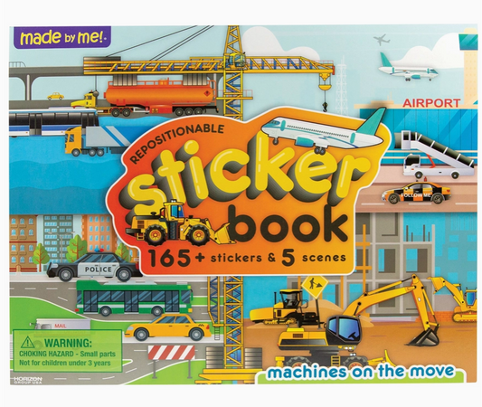 Machines on the Move Sticker Book