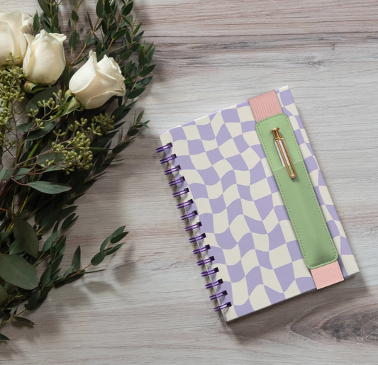 A Mirage of Thoughts Notebook with Pen Pocket